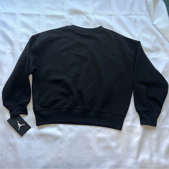 ***NWT***Jordan Black Girls Crewneck Sweatshirt - Picture 8 of 8